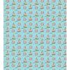 Ambesonne Heart Duvet Cover Sets, Repetitive Romantic Plaid Motif Hearts Valentines, Bedding Set with 2 Duvet Covers & 4 Pillowcases, 2 Pack King Size, Champagne Multicolor(Pale Seafoam Multicolor)