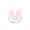 Ambesonne I Love You More Duvet Cover Sets, Pink Rats with Tangled Tails Forming a Heart Valentines, Bedding Set with 2 Duvet Covers & 4 Pillowcases, 2 Pack Queen Size, Pale Pink Cocoa Yellow(Pale Pink Cocoa Yellow)