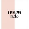 Ambesonne I Love You More Duvet Cover Sets, Pink Rats with Tangled Tails Forming a Heart Valentines, Bedding Set with 2 Duvet Covers & 4 Pillowcases, 2 Pack Queen Size, Pale Pink Cocoa Yellow(Coral White Black)