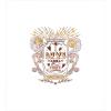 Ambesonne I Love You More Duvet Cover Sets, Pink Rats with Tangled Tails Forming a Heart Valentines, Bedding Set with 2 Duvet Covers & 4 Pillowcases, 2 Pack Queen Size, Pale Pink Cocoa Yellow(Peach Blush Brown)