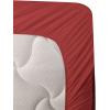 Ambesonne I Love You More Sheet Set, Pink Rats with Tangled Tails Forming a Heart Valentines, Fitted and Flat Sheet with Pillowcases Bedding Accent 4 Piece Set, Full, Pale Pink Cocoa Yellow(Ruby Blue White)