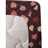 Ambesonne I Love You More Sheet Set, Pink Rats with Tangled Tails Forming a Heart Valentines, Fitted and Flat Sheet with Pillowcases Bedding Accent 4 Piece Set, Full, Pale Pink Cocoa Yellow(Coral Peach Brown)