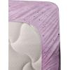 Ambesonne I Love You More Sheet Set, Pink Rats with Tangled Tails Forming a Heart Valentines, Fitted and Flat Sheet with Pillowcases Bedding Accent 4 Piece Set, Full, Pale Pink Cocoa Yellow(Lilac Magenta Black)