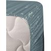 Ambesonne I Love You More Sheet Set, Pink Rats with Tangled Tails Forming a Heart Valentines, Fitted and Flat Sheet with Pillowcases Bedding Accent 4 Piece Set, Full, Pale Pink Cocoa Yellow(Slate Blue Amber)