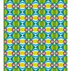 Ambesonne Valentine Duvet Cover Set, Big Little Heart Motifs on Colorful Background with Dots Romance Love Theme, Decorative 3 Piece Bedding Set with 2 Pillow Shams, Queen Size, Pink Green(Lime Green Blue)