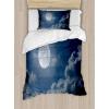 Dark Blue White
