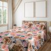 Dark Peach and Pastel Pink