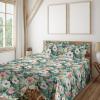 Teal Coral Pale Green