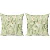 Pale Green Orange Cream