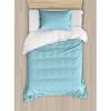Baby Blue and White