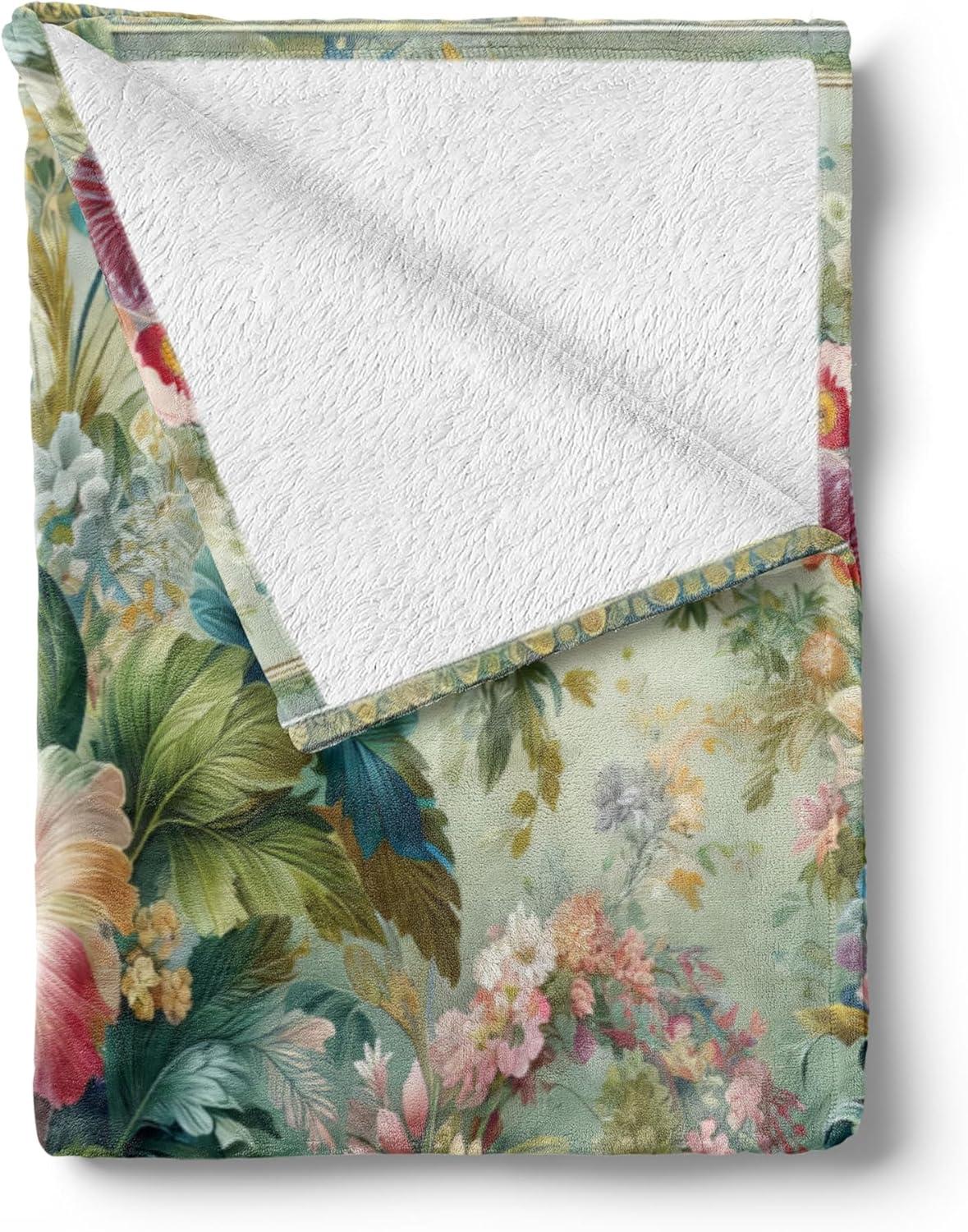 imageAmbesonne Cooking Themed Throw Blanket Pattern with Bakery Food Kitchen Concept Recipe Ingredients Chef Print Flannel Fleece Accent Piece Soft Couch Cover for Adults 50 x 70 Cream and OrangeGreen Multicolor