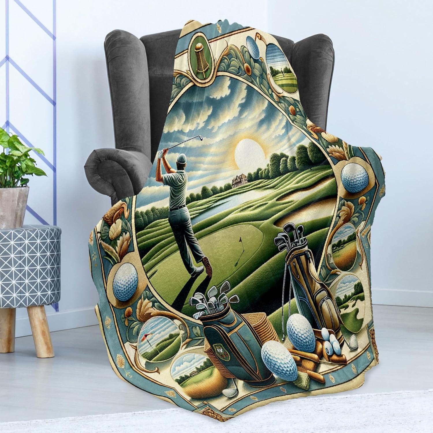 imageAmbesonne Cooking Themed Throw Blanket Pattern with Bakery Food Kitchen Concept Recipe Ingredients Chef Print Flannel Fleece Accent Piece Soft Couch Cover for Adults 50 x 70 Cream and OrangeFern Green Blue and Mustard