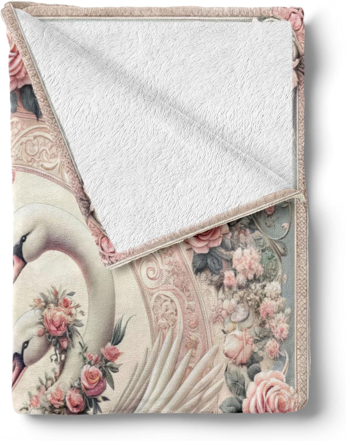 imageAmbesonne Cooking Themed Throw Blanket Pattern with Bakery Food Kitchen Concept Recipe Ingredients Chef Print Flannel Fleece Accent Piece Soft Couch Cover for Adults 50 x 70 Cream and OrangePale Pink Pale Cadet Blue
