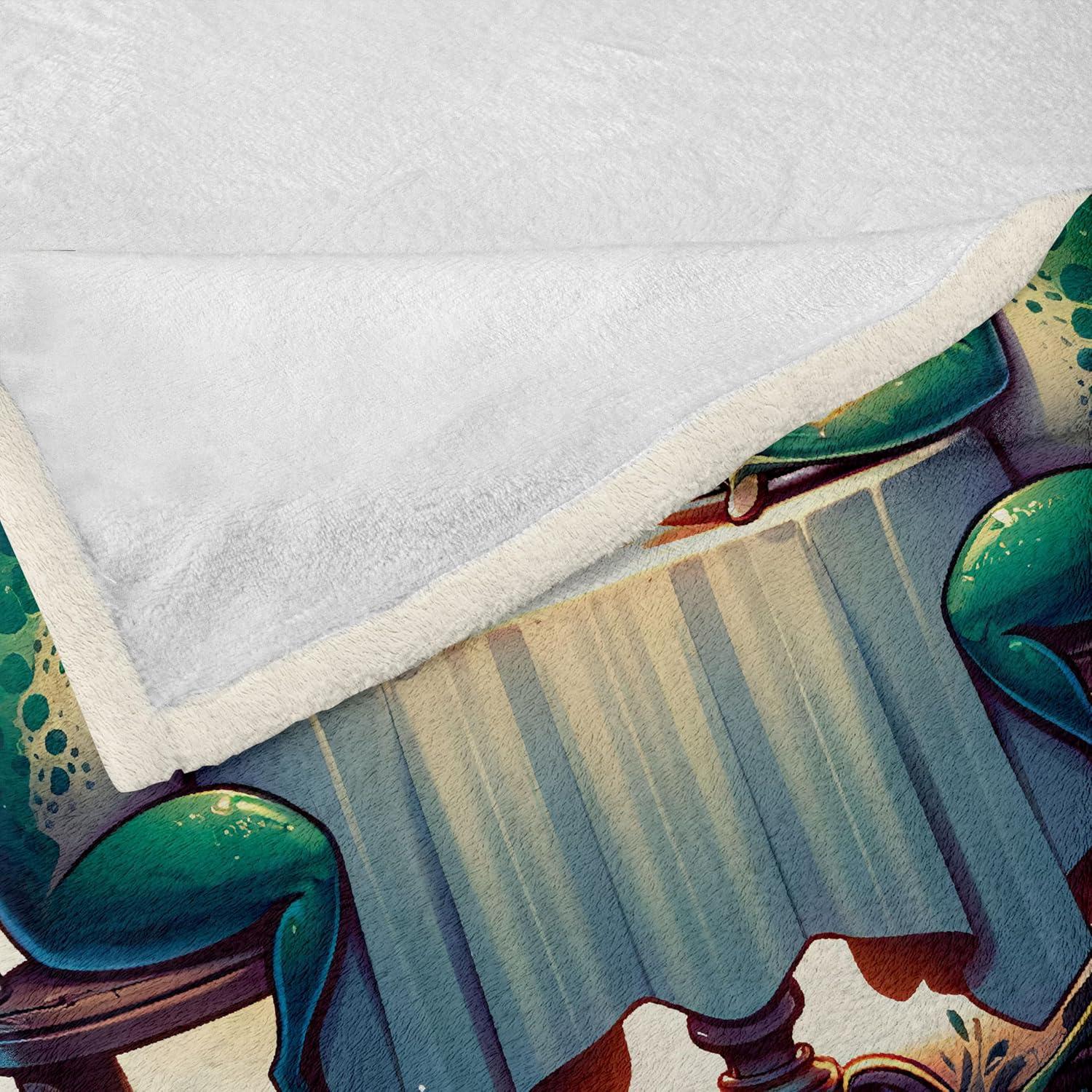 imageAmbesonne Cooking Themed Throw Blanket Pattern with Bakery Food Kitchen Concept Recipe Ingredients Chef Print Flannel Fleece Accent Piece Soft Couch Cover for Adults 50 x 70 Cream and OrangeFern Green White Brown