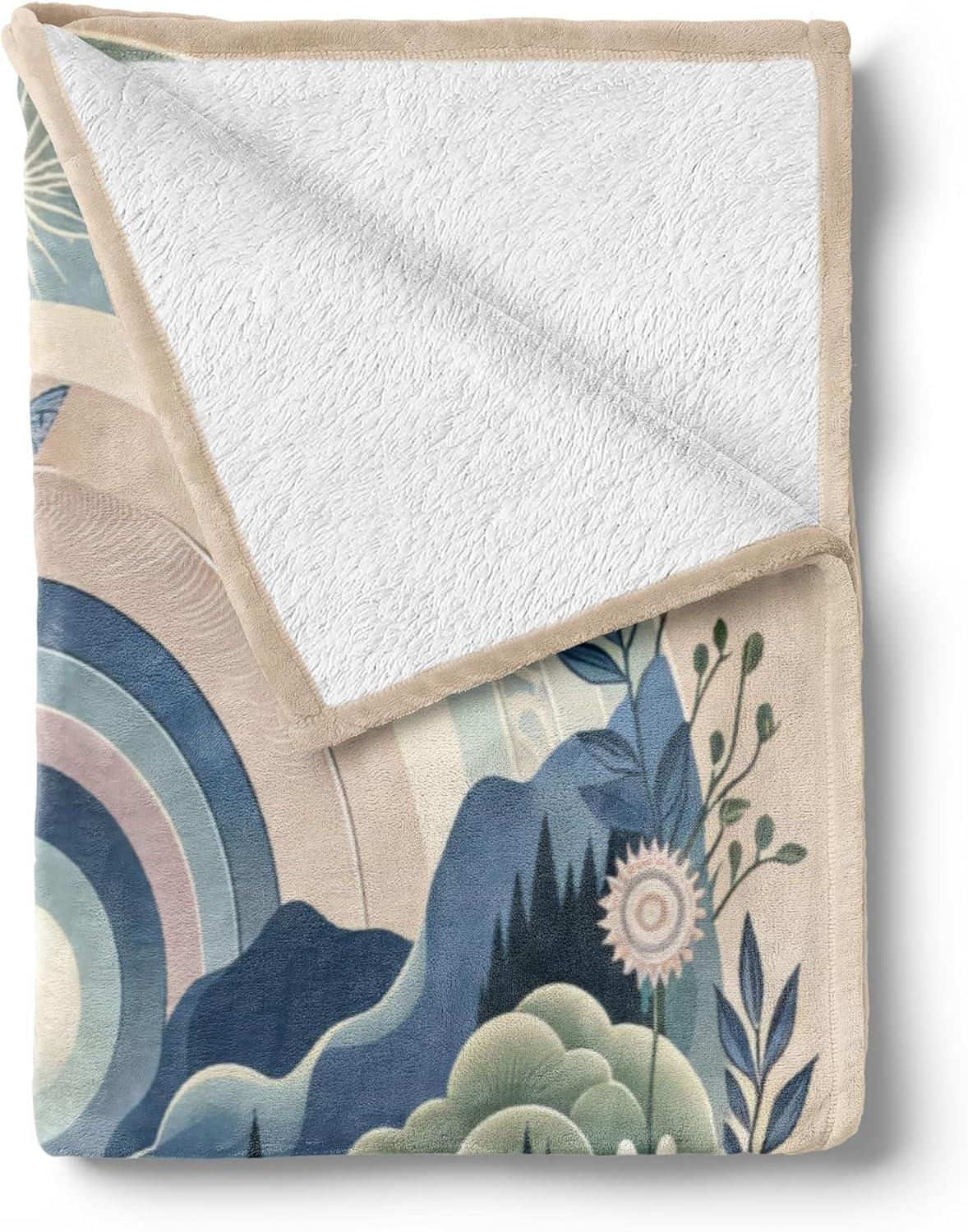 imageAmbesonne Cooking Themed Throw Blanket Pattern with Bakery Food Kitchen Concept Recipe Ingredients Chef Print Flannel Fleece Accent Piece Soft Couch Cover for Adults 50 x 70 Cream and OrangeSlate Blue Reseda Green