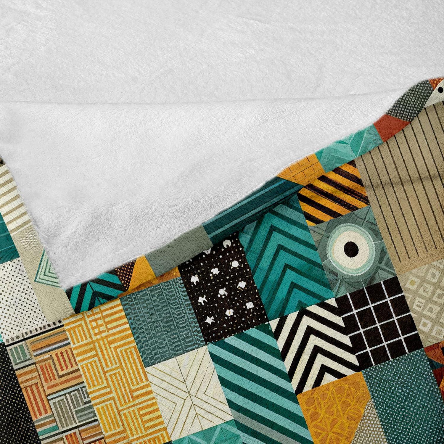 imageAmbesonne Cooking Themed Throw Blanket Pattern with Bakery Food Kitchen Concept Recipe Ingredients Chef Print Flannel Fleece Accent Piece Soft Couch Cover for Adults 50 x 70 Cream and OrangeTeal Orange Multicolor