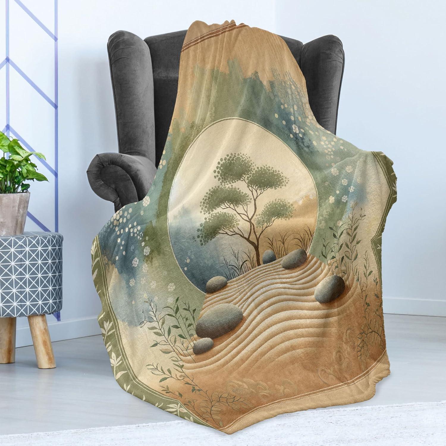 imageAmbesonne Cooking Themed Throw Blanket Pattern with Bakery Food Kitchen Concept Recipe Ingredients Chef Print Flannel Fleece Accent Piece Soft Couch Cover for Adults 50 x 70 Cream and OrangeCamel Reseda Green Blue