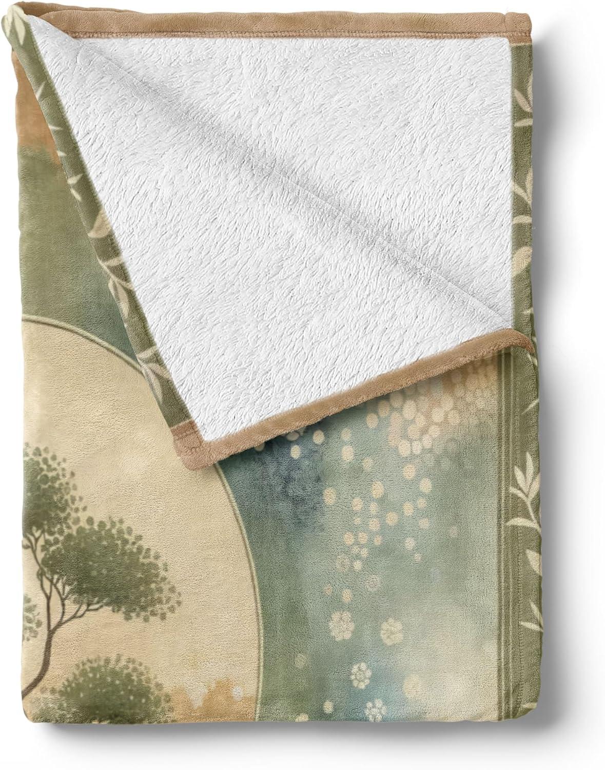 imageAmbesonne Cooking Themed Throw Blanket Pattern with Bakery Food Kitchen Concept Recipe Ingredients Chef Print Flannel Fleece Accent Piece Soft Couch Cover for Adults 50 x 70 Cream and OrangeCamel Reseda Green Blue