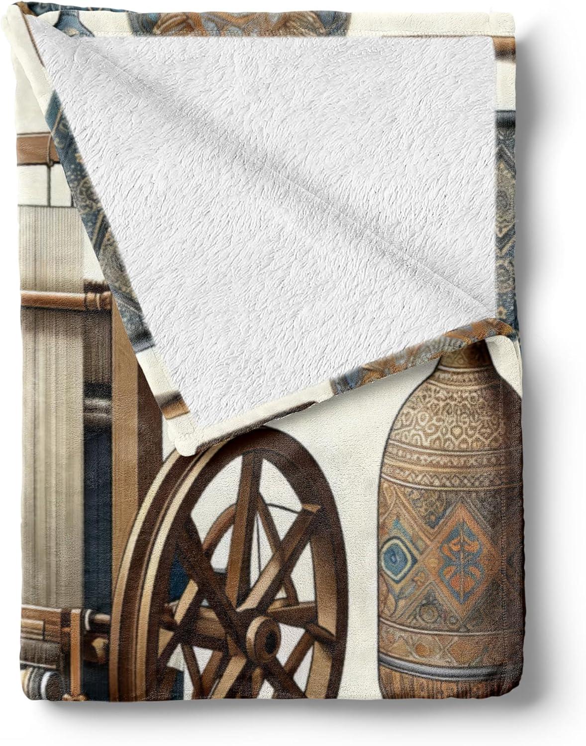 imageAmbesonne Cooking Themed Throw Blanket Pattern with Bakery Food Kitchen Concept Recipe Ingredients Chef Print Flannel Fleece Accent Piece Soft Couch Cover for Adults 50 x 70 Cream and OrangeUmber Dark Teal Ivory