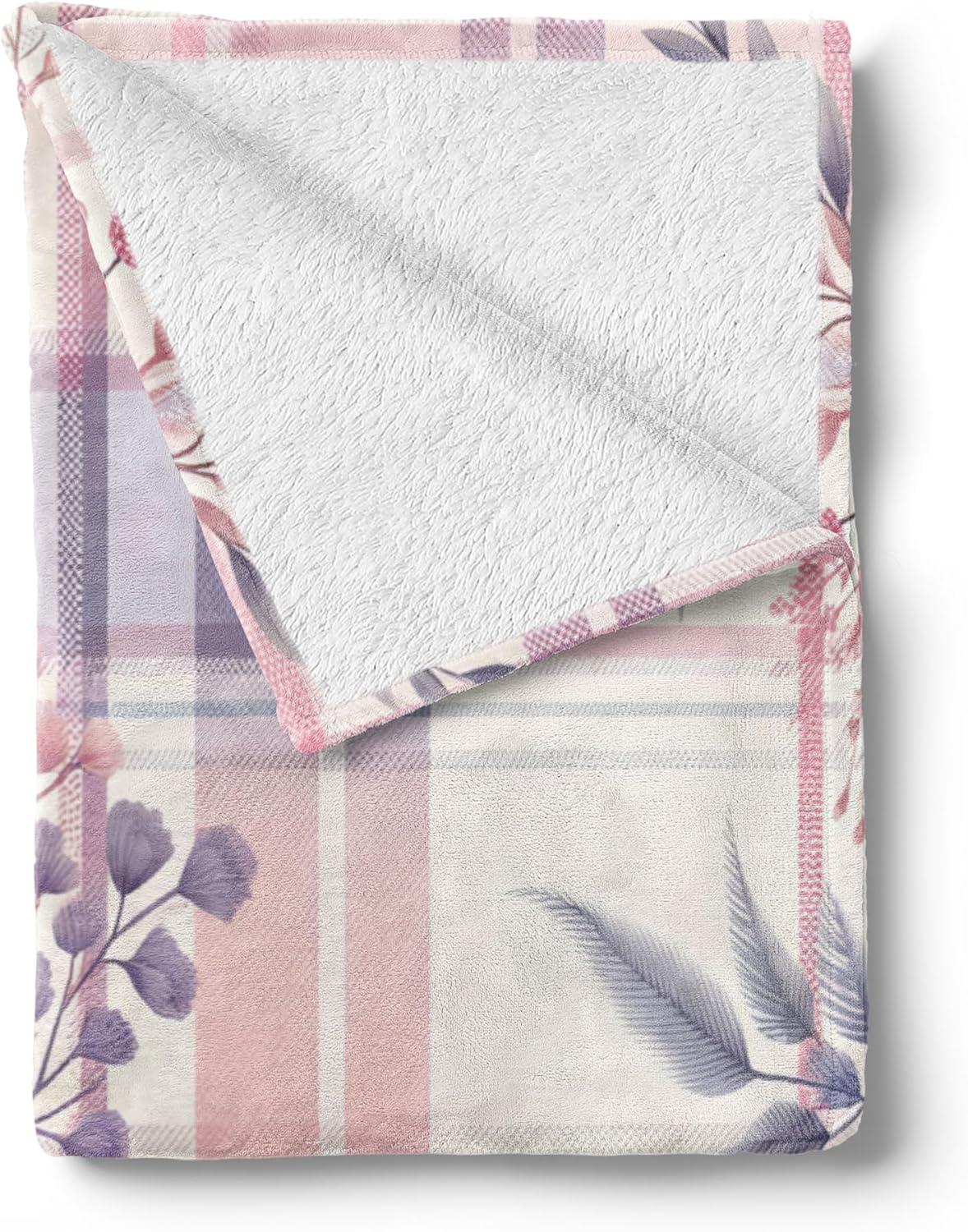 imageAmbesonne Cooking Themed Throw Blanket Pattern with Bakery Food Kitchen Concept Recipe Ingredients Chef Print Flannel Fleece Accent Piece Soft Couch Cover for Adults 50 x 70 Cream and OrangeLilac and Pale Pink