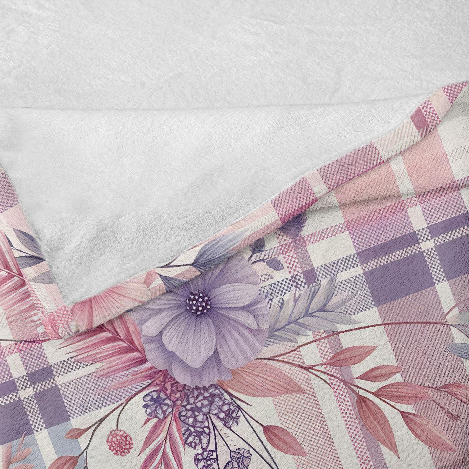 imageAmbesonne Cooking Themed Throw Blanket Pattern with Bakery Food Kitchen Concept Recipe Ingredients Chef Print Flannel Fleece Accent Piece Soft Couch Cover for Adults 50 x 70 Cream and OrangeLilac and Pale Pink