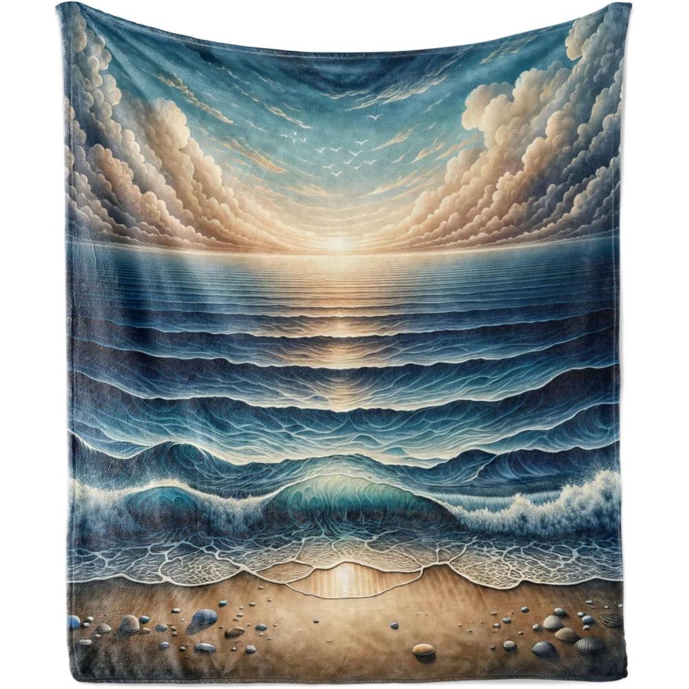 imageAmbesonne Cooking Themed Throw Blanket Pattern with Bakery Food Kitchen Concept Recipe Ingredients Chef Print Flannel Fleece Accent Piece Soft Couch Cover for Adults 50 x 70 Cream and OrangeBlue Pale Brown