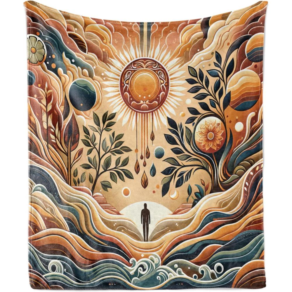 imageAmbesonne Cooking Themed Throw Blanket Pattern with Bakery Food Kitchen Concept Recipe Ingredients Chef Print Flannel Fleece Accent Piece Soft Couch Cover for Adults 50 x 70 Cream and OrangePale Brown Petrol Blue