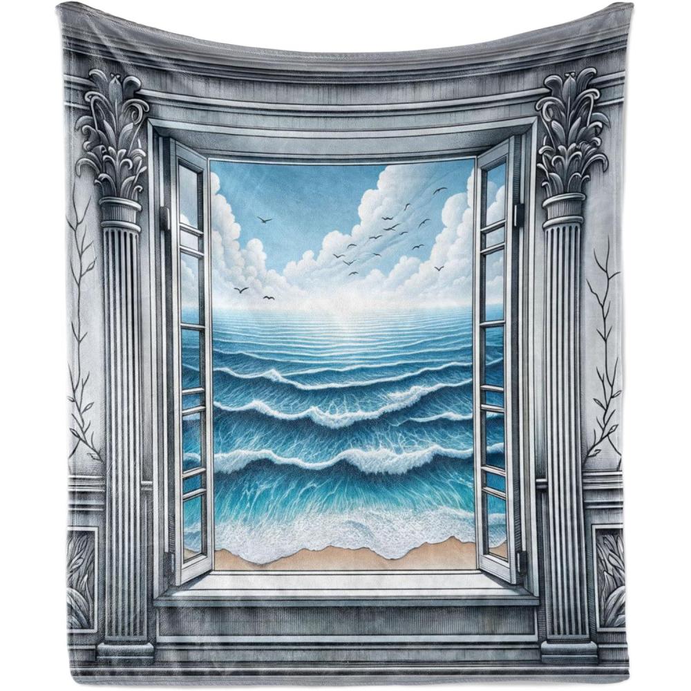 imageAmbesonne Cooking Themed Throw Blanket Pattern with Bakery Food Kitchen Concept Recipe Ingredients Chef Print Flannel Fleece Accent Piece Soft Couch Cover for Adults 50 x 70 Cream and OrangeSea Blue Coconut and Camel