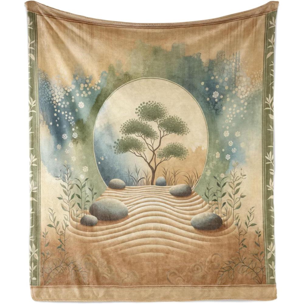 imageAmbesonne Cooking Themed Throw Blanket Pattern with Bakery Food Kitchen Concept Recipe Ingredients Chef Print Flannel Fleece Accent Piece Soft Couch Cover for Adults 50 x 70 Cream and OrangeCamel Reseda Green Blue