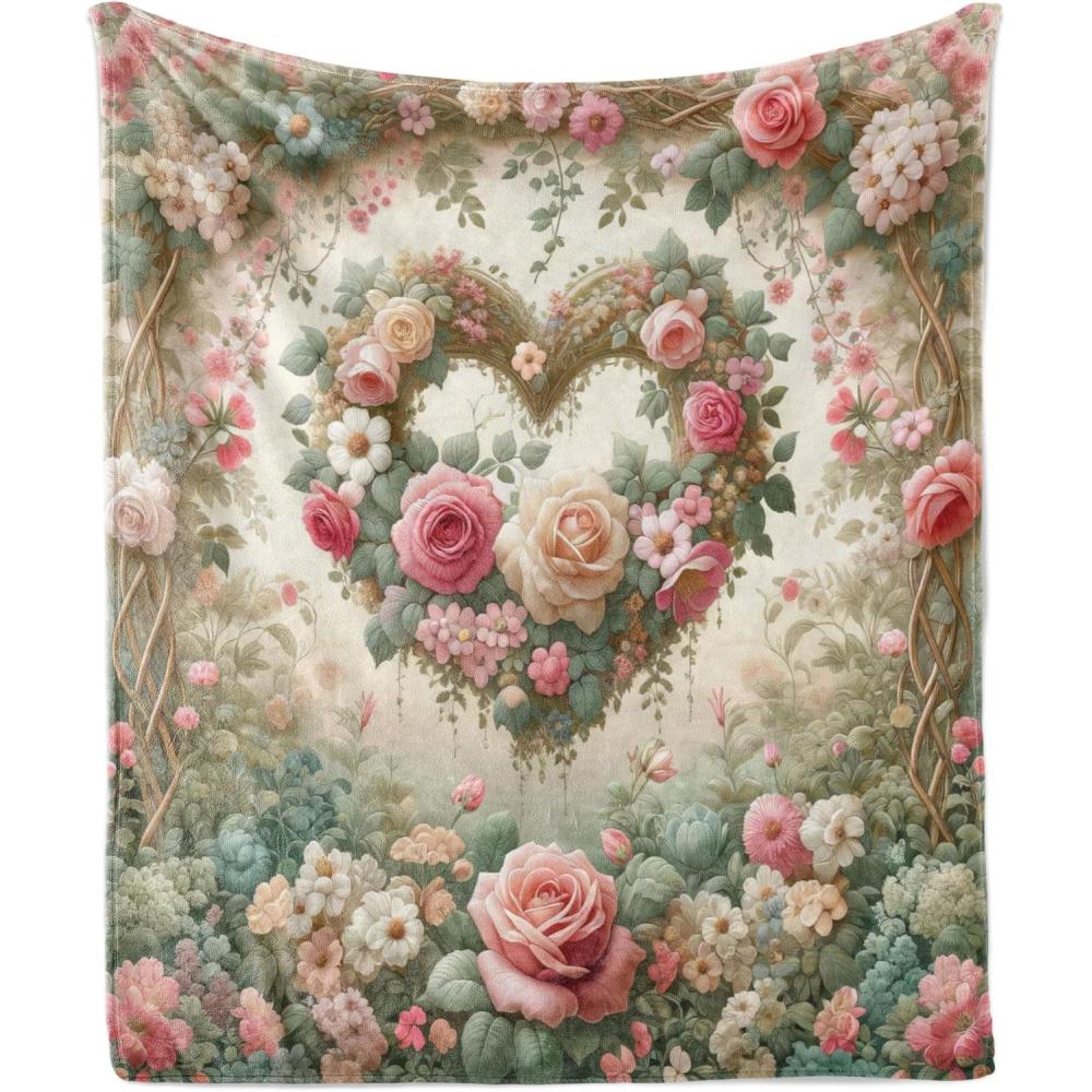 imageAmbesonne Cooking Themed Throw Blanket Pattern with Bakery Food Kitchen Concept Recipe Ingredients Chef Print Flannel Fleece Accent Piece Soft Couch Cover for Adults 50 x 70 Cream and OrangeLaurel Green and Pink