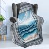 Ambesonne Cooking Themed Throw Blanket, Pattern with Bakery Food Kitchen Concept Recipe Ingredients Chef Print, Flannel Fleece Accent Piece Soft Couch Cover for Adults, 50″ x 70″, Cream and Orange(Sea Blue Coconut and Camel)