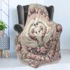 Ambesonne Cooking Themed Throw Blanket, Pattern with Bakery Food Kitchen Concept Recipe Ingredients Chef Print, Flannel Fleece Accent Piece Soft Couch Cover for Adults, 50″ x 70″, Cream and Orange(Pale Pink Pale Cadet Blue)