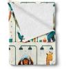 Ambesonne Cooking Themed Throw Blanket, Pattern with Bakery Food Kitchen Concept Recipe Ingredients Chef Print, Flannel Fleece Accent Piece Soft Couch Cover for Adults, 50″ x 70″, Cream and Orange(Teal Burnt Orange Ivory)