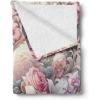 Ambesonne Cooking Themed Throw Blanket, Pattern with Bakery Food Kitchen Concept Recipe Ingredients Chef Print, Flannel Fleece Accent Piece Soft Couch Cover for Adults, 50″ x 70″, Cream and Orange(Pale Pink Peach and Lilac)
