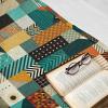 Ambesonne Cooking Themed Throw Blanket, Pattern with Bakery Food Kitchen Concept Recipe Ingredients Chef Print, Flannel Fleece Accent Piece Soft Couch Cover for Adults, 50″ x 70″, Cream and Orange(Teal Orange Multicolor)