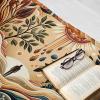 Ambesonne Cooking Themed Throw Blanket, Pattern with Bakery Food Kitchen Concept Recipe Ingredients Chef Print, Flannel Fleece Accent Piece Soft Couch Cover for Adults, 50″ x 70″, Cream and Orange(Pale Brown Petrol Blue)