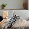 Ambesonne Dog Person Gift Set: 50″ x 60″ Throw Blanket & 11 oz Ceramic Mug – Perfect for Dog Lovers, Men & Women – Birthday, Christmas, Valentine’s Day & Mother’s Day(Black Beige)