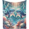 Sea Blue and Coral