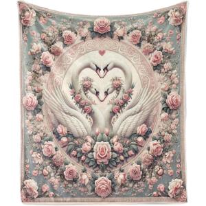 Ambesonne Cooking Themed Throw Blanket, Pattern with Bakery Food Kitchen Concept Recipe Ingredients Chef Print, Flannel Fleece Accent Piece Soft Couch Cover for Adults, 50″ x 70″, Cream and Orange(Pale Pink Pale Cadet Blue)