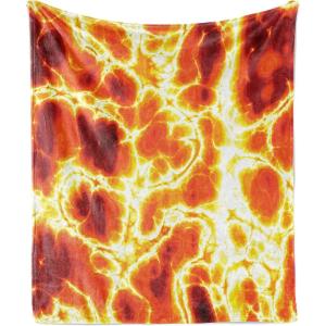 Ambesonne Dog Person Gift Set: 50″ x 60″ Throw Blanket & 11 oz Ceramic Mug – Perfect for Dog Lovers, Men & Women – Birthday, Christmas, Valentine’s Day & Mother’s Day(Orange Yellow)