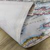 Ambesonne Map Print Place Mats Set of 4, Vintage Map Illustration of Italy with Retro Letterings Print Travel in The Past, Washable Fabric Placemats for Dining Table, Standard Size, Multicolor