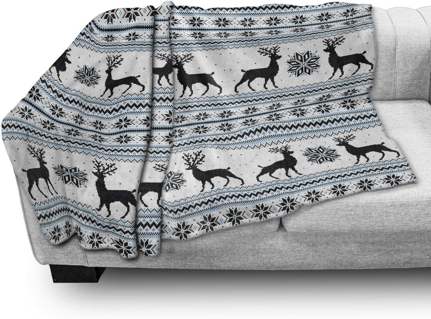 imageAmbesonne Circus Throw Blanket Vintage Circus Characters Acrobat Bearded Lady Gymnast Strong Man Harlequin Mime Flannel Fleece Accent Piece Soft Couch Cover for Adults 70 x 90 Pink TanBlack White Sky Blue