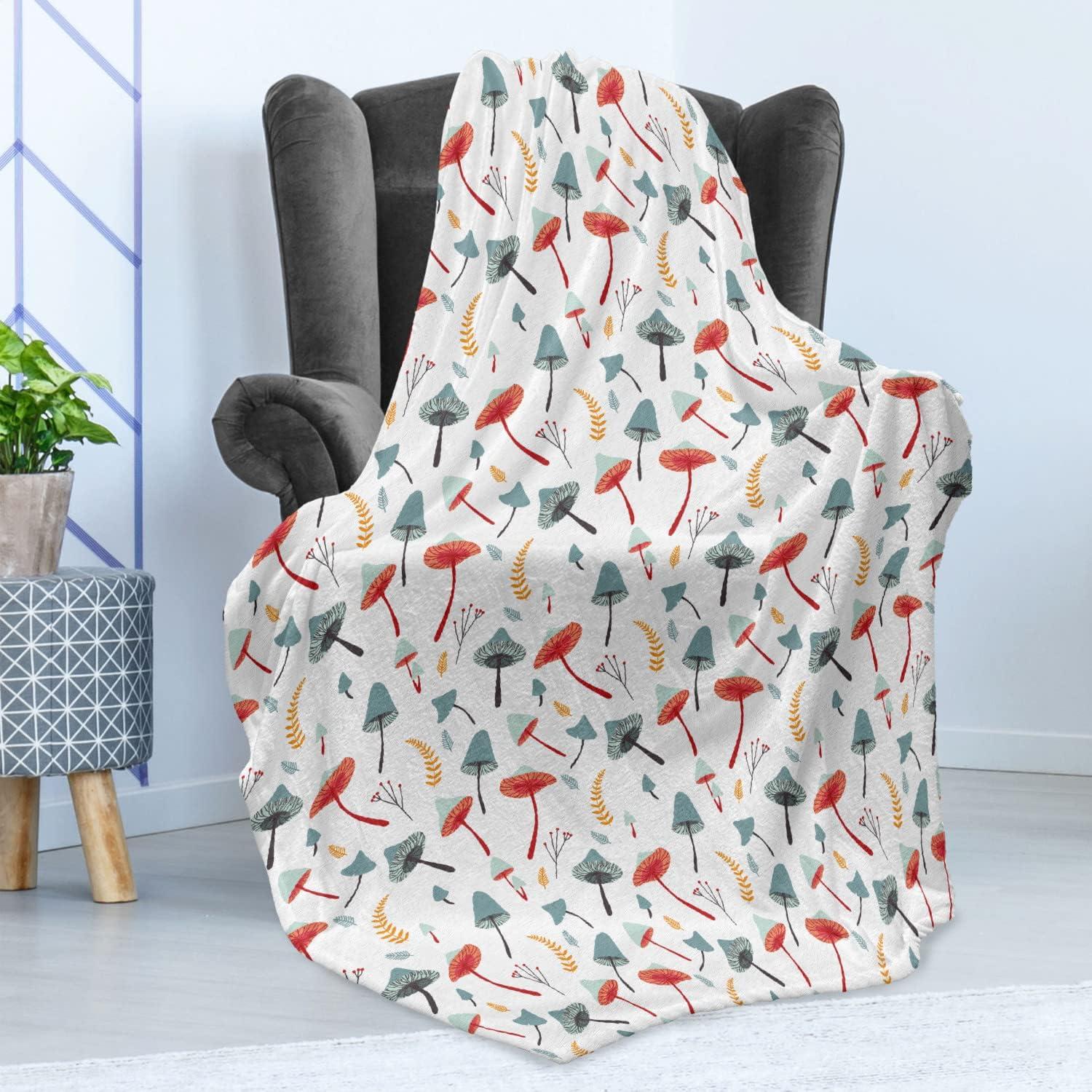 imageAmbesonne Circus Throw Blanket Vintage Circus Characters Acrobat Bearded Lady Gymnast Strong Man Harlequin Mime Flannel Fleece Accent Piece Soft Couch Cover for Adults 70 x 90 Pink TanPale Teal Ruby and Apricot