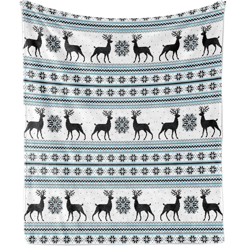 imageAmbesonne Circus Throw Blanket Vintage Circus Characters Acrobat Bearded Lady Gymnast Strong Man Harlequin Mime Flannel Fleece Accent Piece Soft Couch Cover for Adults 70 x 90 Pink TanBlack White Sky Blue
