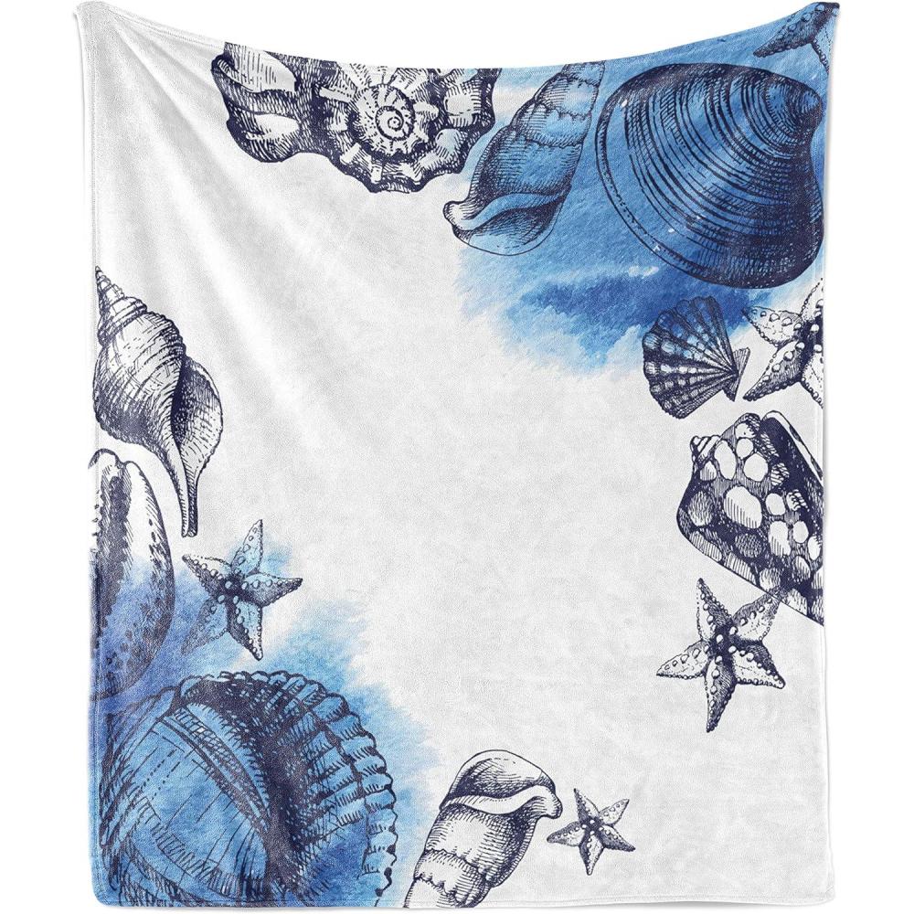 imageAmbesonne Circus Throw Blanket Vintage Circus Characters Acrobat Bearded Lady Gymnast Strong Man Harlequin Mime Flannel Fleece Accent Piece Soft Couch Cover for Adults 70 x 90 Pink TanNavy White