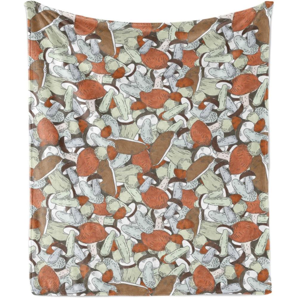 imageAmbesonne Circus Throw Blanket Vintage Circus Characters Acrobat Bearded Lady Gymnast Strong Man Harlequin Mime Flannel Fleece Accent Piece Soft Couch Cover for Adults 70 x 90 Pink TanCocoa Pale Cinnamon