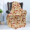 Ambesonne Circus Throw Blanket, Vintage Circus Characters Acrobat Bearded Lady Gymnast Strong Man Harlequin Mime, Flannel Fleece Accent Piece Soft Couch Cover for Adults, 70″ x 90″, Pink Tan(Pastel Brown and Multicolor)