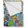 Ambesonne Circus Throw Blanket, Vintage Circus Characters Acrobat Bearded Lady Gymnast Strong Man Harlequin Mime, Flannel Fleece Accent Piece Soft Couch Cover for Adults, 70″ x 90″, Pink Tan(Sea Blue Multicolor)
