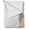 Ambesonne Circus Throw Blanket, Vintage Circus Characters Acrobat Bearded Lady Gymnast Strong Man Harlequin Mime, Flannel Fleece Accent Piece Soft Couch Cover for Adults, 70″ x 90″, Pink Tan(Grey Blue)