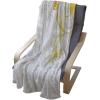 Ambesonne Circus Throw Blanket, Vintage Circus Characters Acrobat Bearded Lady Gymnast Strong Man Harlequin Mime, Flannel Fleece Accent Piece Soft Couch Cover for Adults, 70″ x 90″, Pink Tan(Grey Yellow)